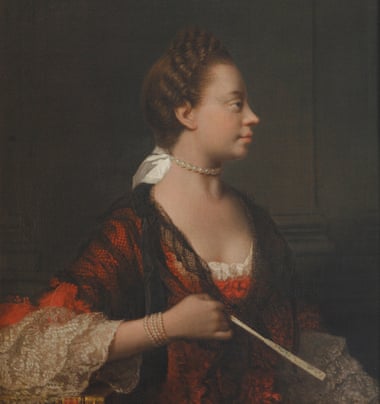 un portrait de la reine Charlotte